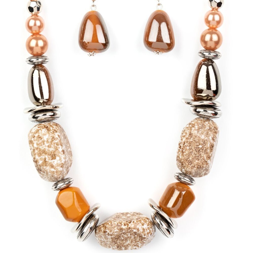 NWT In Good Glazes Necklace & Glaze of Glory Bracelet Set by Paparazzi-(DAR87)